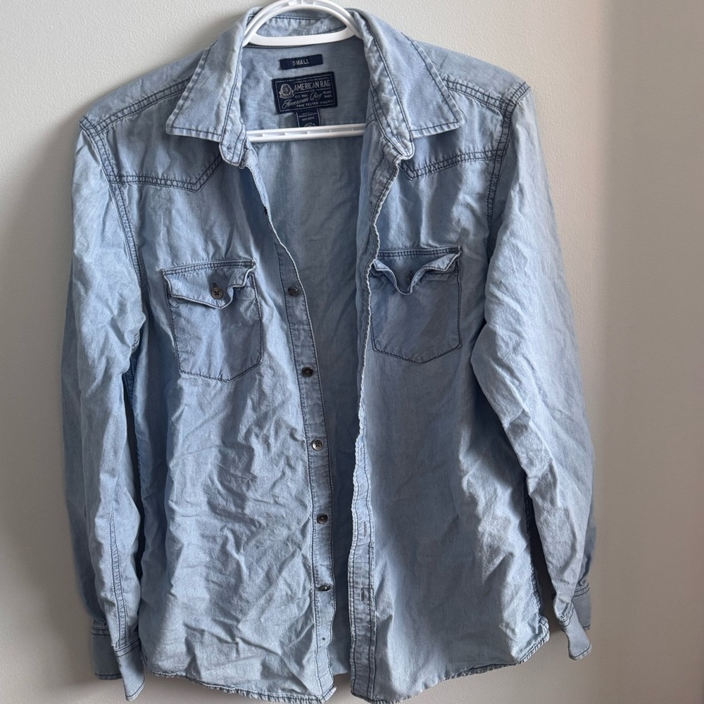 Denim Button Down Shirt